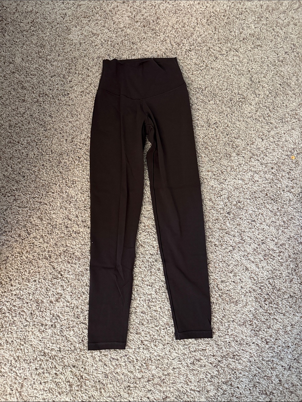 High-Waist Brown Leggings